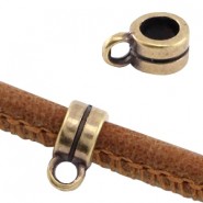 DQ metaal ring met oog Ø 3.8mm Antiek brons